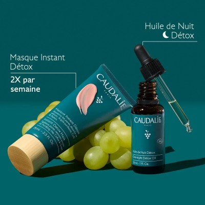 CAUDALIE VINOCLEAN HUILE DE NUIT DETOX BIO 30ML