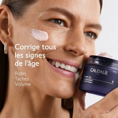 CAUDALIE PREMIER CRU LA CREME RICHE ANTI-AGE RECHARGE 50ML