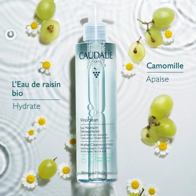CAUDALIE VINOCLEAN EAU MICELLAIRE DEMAQUILLANTE 200ML