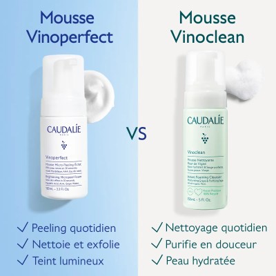 CAUDALIE VINOPERFECT MOUSSE MICRO-PEELING ECLAT 100ML