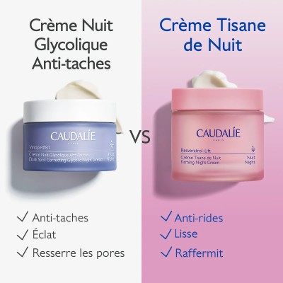 CAUDALIE RESVERATROL LIFT CREME TISANE DE NUIT RECHARGE 50ML