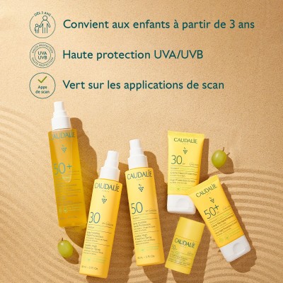 CAUDALIE VINOSUN PROTECT SPRAY INVISIBLE HAUTE PROTECTION SPF50 150ML