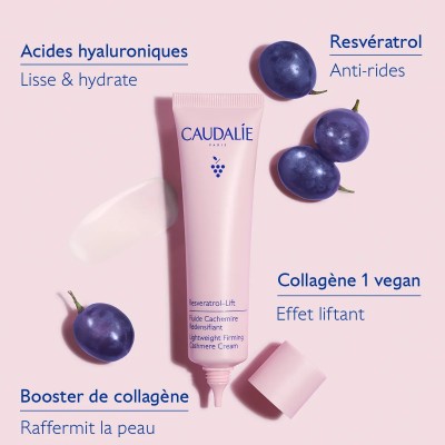 CAUDALIE RESVERATROL LIFT FLUIDE CACHEMIRE REDENSIFIANT 40ML