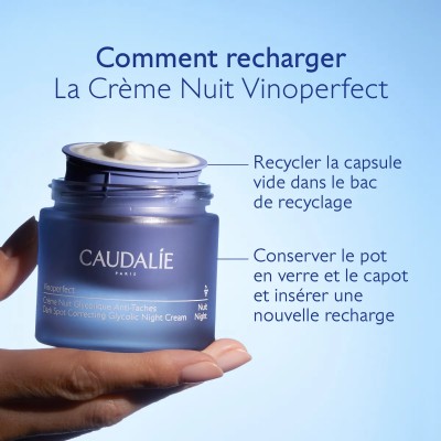 CAUDALIE VINOPERFECT CREME NUIT GLYCOLIQUE ANTI-TACHES 50ML