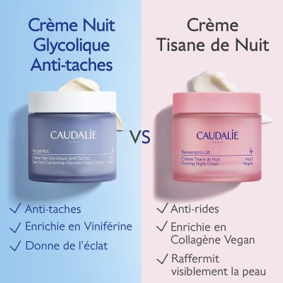CAUDALIE VINOPERFECT CREME NUIT GLYCOLIQUE ANTI-TACHES 50ML