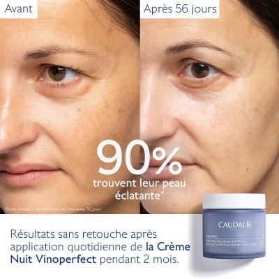 CAUDALIE VINOPERFECT CREME NUIT GLYCOLIQUE ANTI-TACHES 50ML