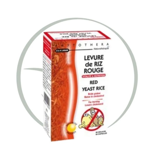 VITAL PHYTOTHERA LEVURE DE RIZ ROUGE 60 GELULES