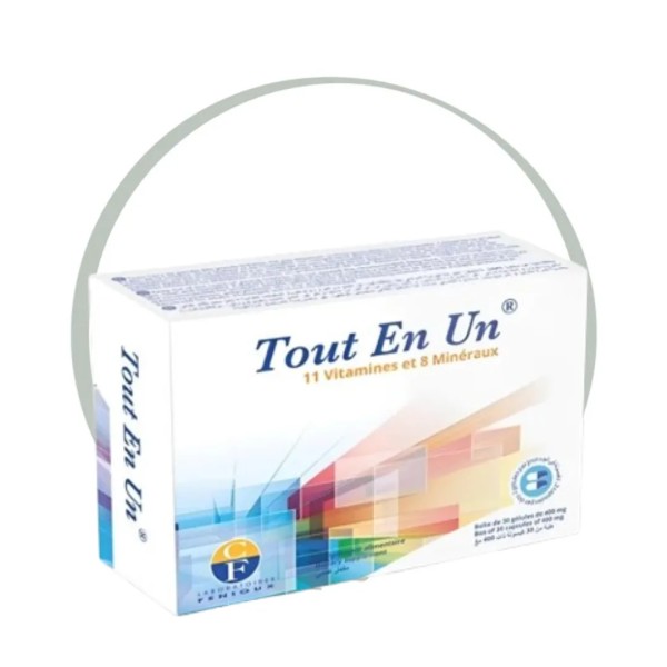 GALIEN PHARMA TOUT EN UN 11 VITAMINES 8 MINERAUX 30 GELULES