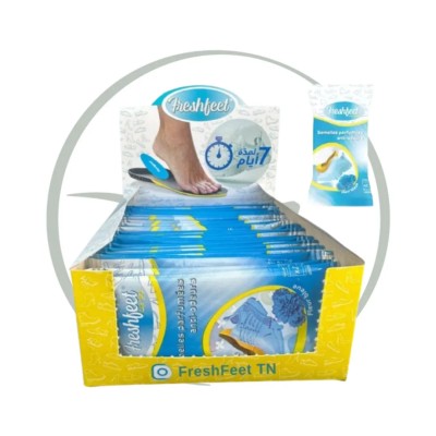 FRESHFEET SEMELLES PARFUMEES ANTI ODEURS FLEUR BLEUE BOITE DE 15