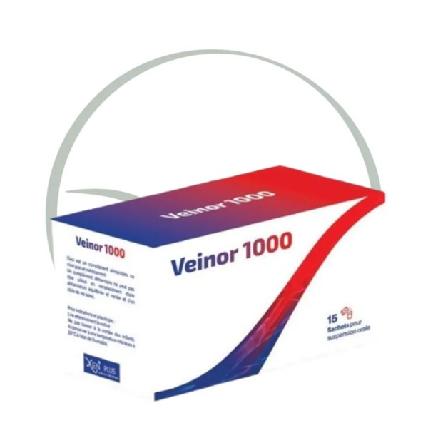 XEN VEINOR 1000 BOITE 15 SACHETS ORAUX