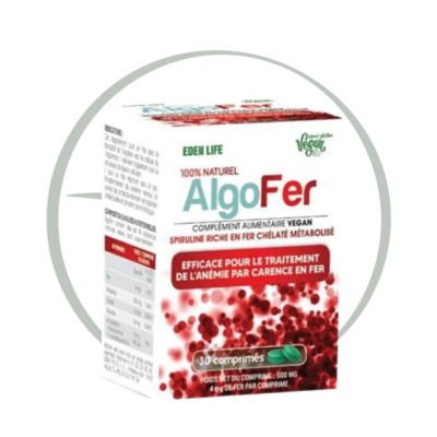 EDEN LIFE ALGO FER 30 COMPRIMES