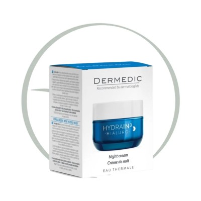 DERMEDIC HYDRAIN 3 CREME DE NUIT HYDRATANTE 55ML