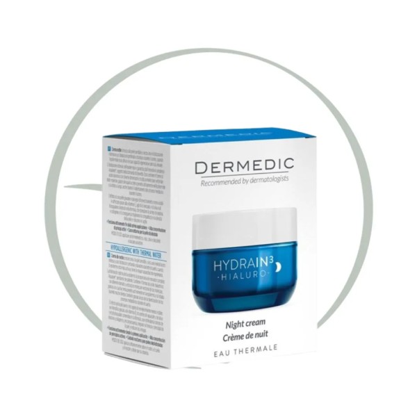 DERMEDIC HYDRAIN 3 CREME DE NUIT HYDRATANTE 55ML
