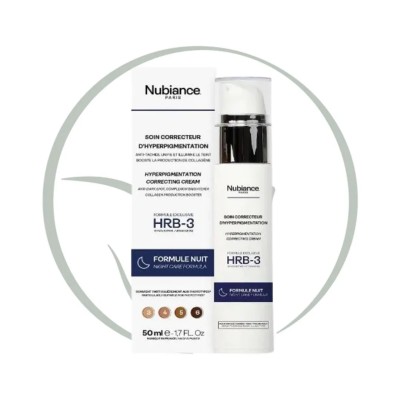 NUBIANCE CREME SOIN CORRECTEUR D'HYPERPIGMENTATION HRB-3 FORMULE NUIT 50ML