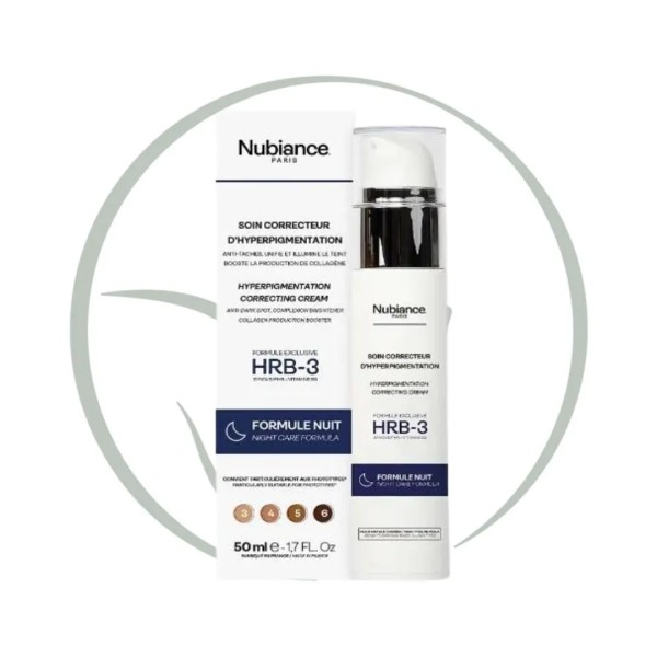 NUBIANCE CREME SOIN CORRECTEUR D'HYPERPIGMENTATION HRB-3 FORMULE NUIT 50ML