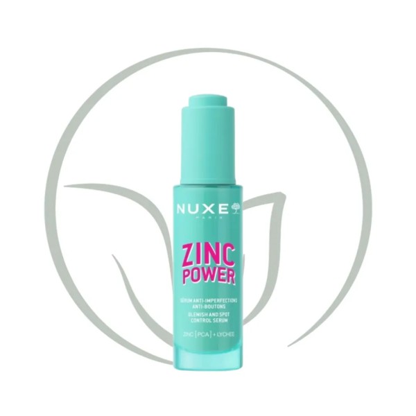 NUXE ZINC POWER SERUM ANTI IMPERFECTIONS ANTI BOUTONS 30ML