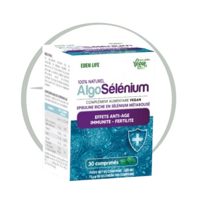 EDEN LIFE ALGO SELENIUM 30 COMPRIMES