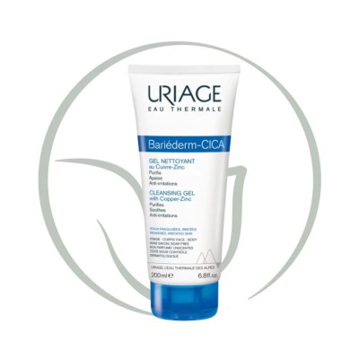 URIAGE BARIEDERM CICA GEL NETTOYANT 200ML