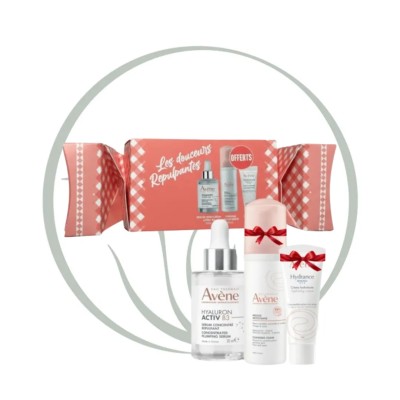 AVENE COFFRET DOUCEUR REPILANTE SERUM HYALURON ACTIV B3 30ML+MOUSSE NETTOYANTE 50ML (OFFERT)+HYDRANCE RICHE 15ML(OFFERT)