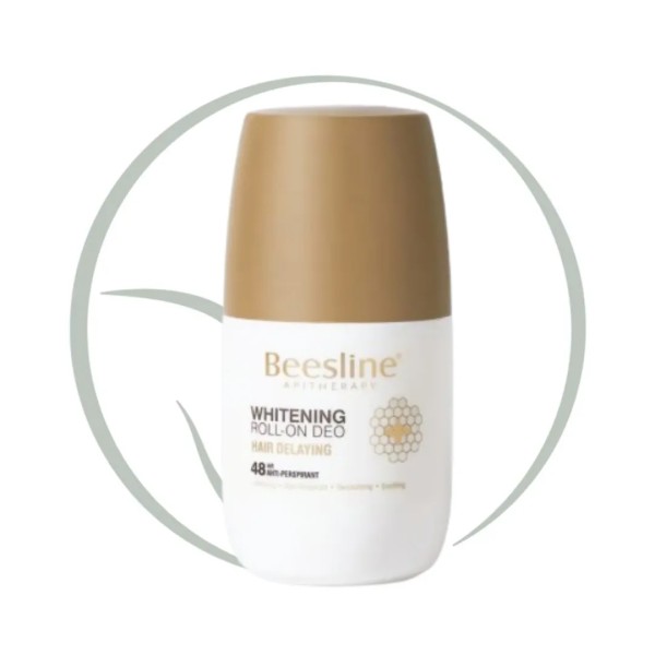 BEESLINE DEODORANT ROLL-ON ECLAIRCISSANT ANTI REPOUSSE 5 EN 1 50ML