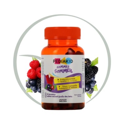 PEDIAKID GOMMES SOMMEIL 60 OURSONS