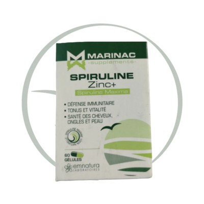 MARINAC SPIRULINE ZINC+SPIRULINE MAXIMA 60 GELULES