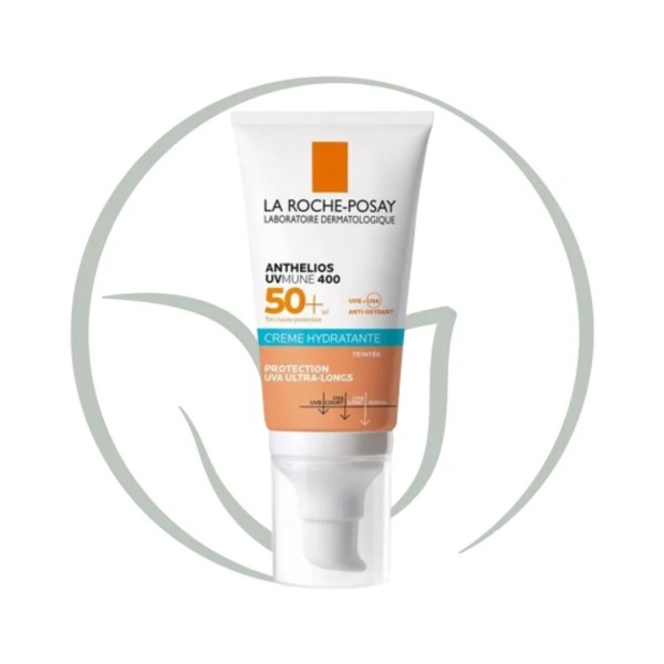 LA ROCHE POSAY ANTHELIOS 50+ UVMUNE 400 CRÈME HYDRATANTE TEINTÉE 50ML