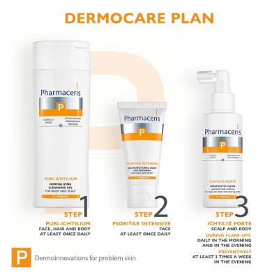 PHARMACERIS P PSORITAR INTENSIVE CREME PSORIASIS VISAGE CORPS 50ML​