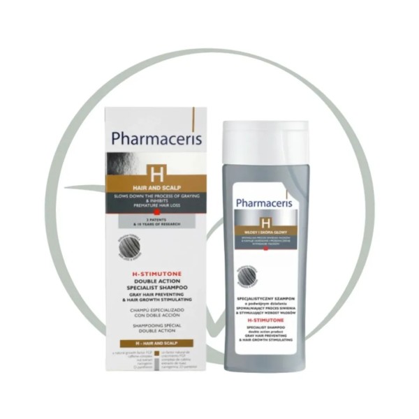 PHARMACERIS H STIMUTONE SHAMPOOING ANTI-CHUTE CHEVEUX GRIS ET REPOUSSE 250 ML