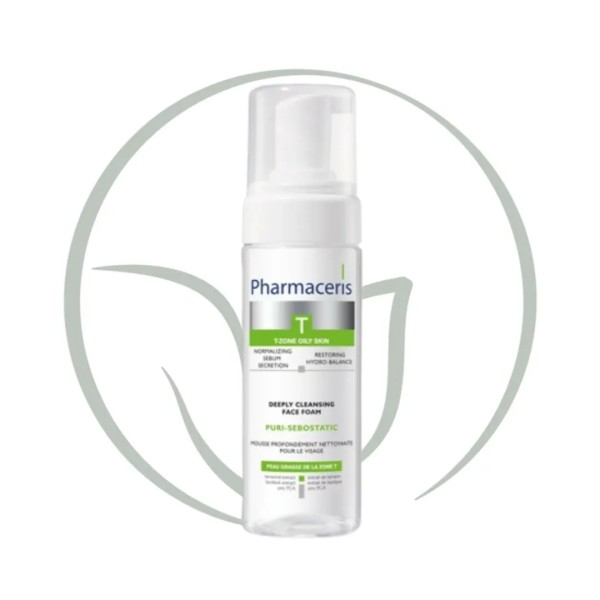 PHARMACERIS T PURI-SEBOSTATIC MOUSSE NETTOYANTE PEAUX GRASSES 150ML