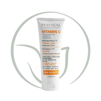 PHYTEAL VITAMINE C SHAMPOOING BOOSTER N°3 CHEVEUX GRAS 250 ML