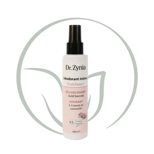 DR. ZYNIA DEODORANT INTIME FRAICHEUR+ ECLAIRCISSANT 150ML