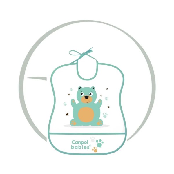 CANPOL BABIES BAVOIR IMPERMEABLE AVEC POCHE – 2/919