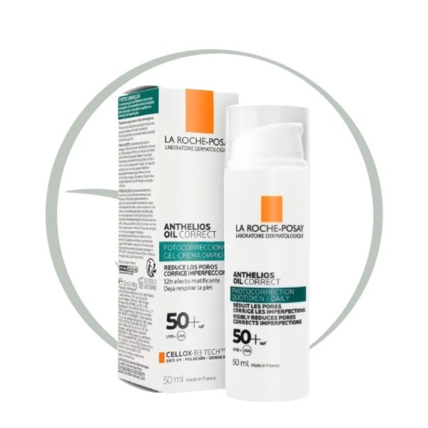 LA ROCHE POSAY ANTHELIOS OIL CORRECT GEL CREME QUOTIDIEN SPF 50+ 50ML