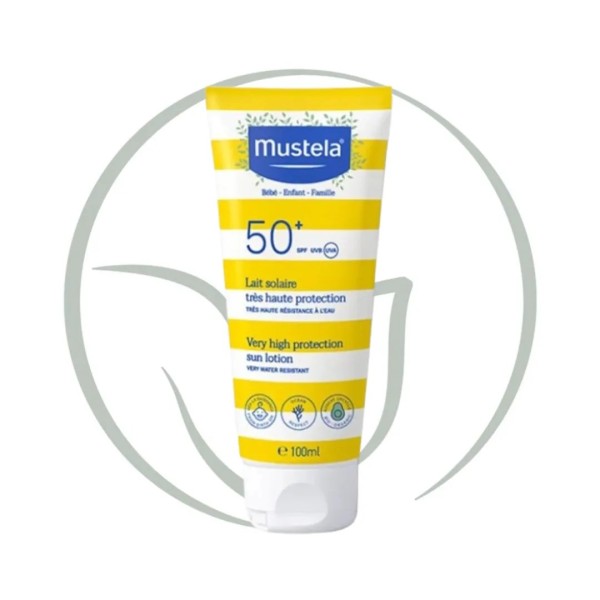 MUSTELA LAIT SOLAIRE TRES HAUTE PROTECTION SPF50+ 100ML