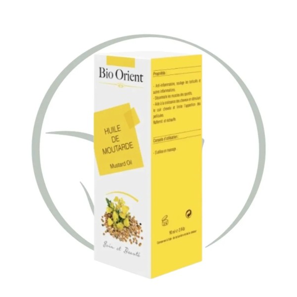 BIO ORIENT HUILE DE MOUTARDE BIOLOGIQUE 90ML