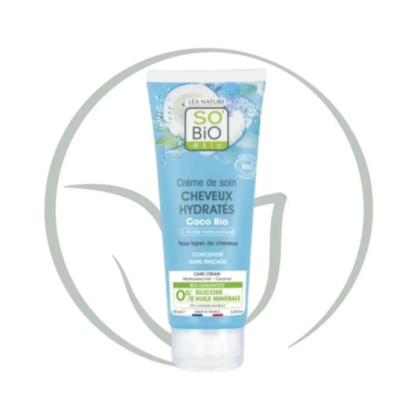 SO BIO CRÈME DE SOINS CHEVEUX HYDRATÉS COCO BIO