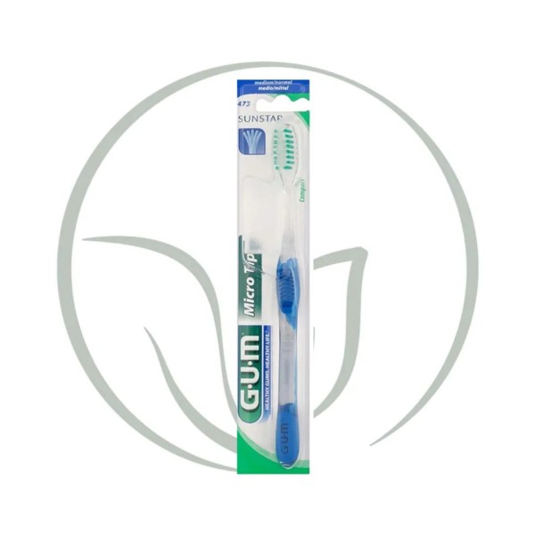 GUM MICRO TIP BROSSE A DENTS MEDIUM 473