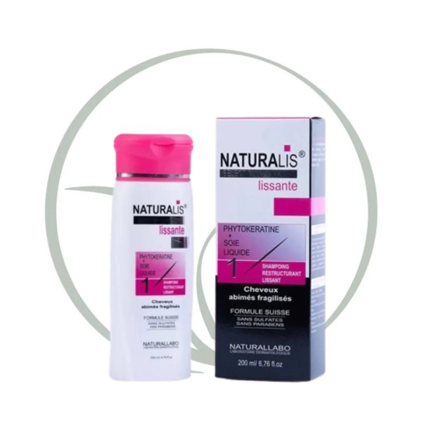 NATURALIS SHAMPOING LISSANT CHEVEUX ABÎMÉS FRAGILISES 200ML