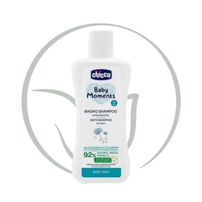 CHICCO SHAMPOOING CHEVEUX ET CORPS BABY MOMENTS 500 ML