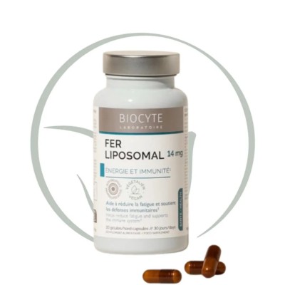 Biocyte Fer Liposomal Énergie Immunité 30 Gélules
