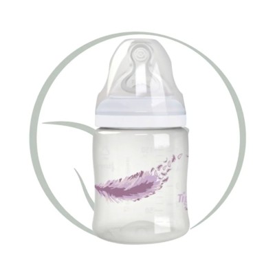 TIGEX BIBERON COL LARGE MULTIFLOW 150 ML 0-6 MOIS FILLE