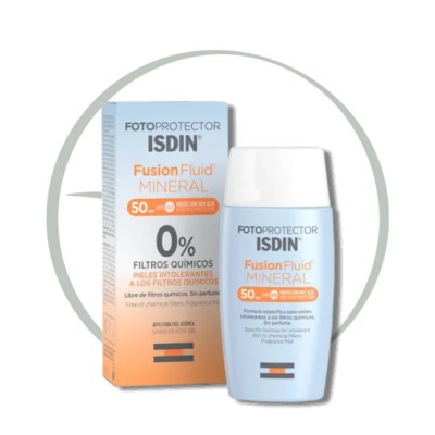 ISDIN ECRAN SOLAIRE FUSION FLUIDE MINERAL 0% SPF50+ 50ML