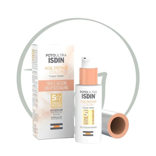 ISDIN FOTO ULTRA AGE REPAIR COLOR FUSION WATER SPF 50