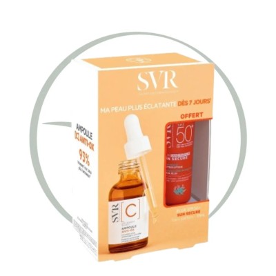 SVR AMPOULE [C] ANTI-OX 30ML + SUN SECURE BLUR SANS PARFUM SPF50+ 15ML