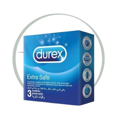 DUREX PRÉSERVATIFS EXTRA SAFE BT 3