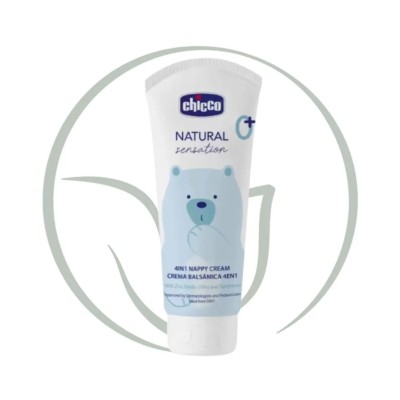CHICCO NATURAL SENSATION NAPPY CREAM 4EN1 100ML