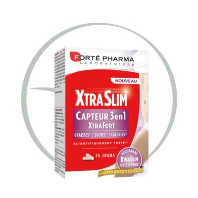 FORTE PHARMA XTRASLIM CAPTEUR 3 EN 1 60GELULES