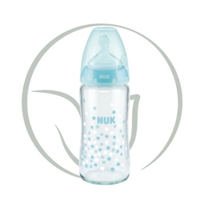 NUK BIBERON FIRST CHOICE 0-6 MOIS VERRE 240ML