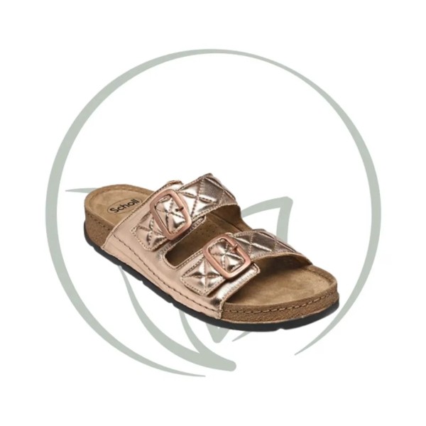 SCHOLL BORA 2 STRAPS ROSE GOLD